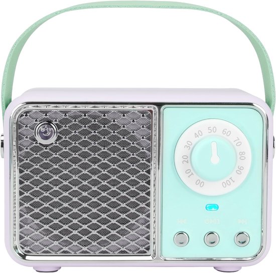 Retro-bluetooth-lautsprecher, Niedlicher Kabelloser Retro-lautsprecher, Türkisgrün