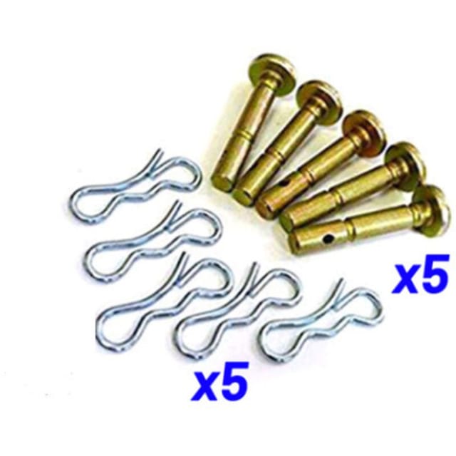 Scherbolzen für Schneefräsen 738-04124A – Metall, 10 Stück (5+5)