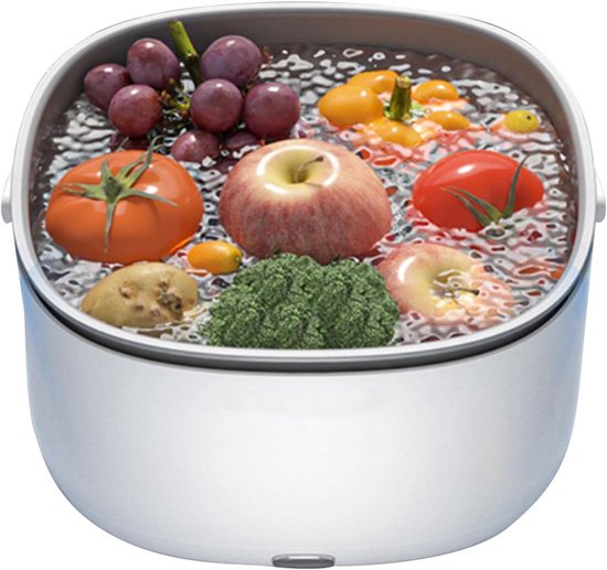 Geräuschloser Ultraschall-obst- Und Gemüsewascher Mit Griff, Fleisch-/meeresfrüchtewascher