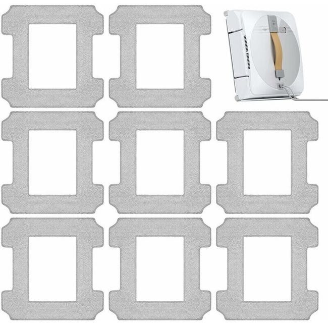 Waschbare Mikrofasertücher Für W1 Pro – Ecovacs Winbot W1/w1 Pro Serie Fenstersaugroboter Zubehörset