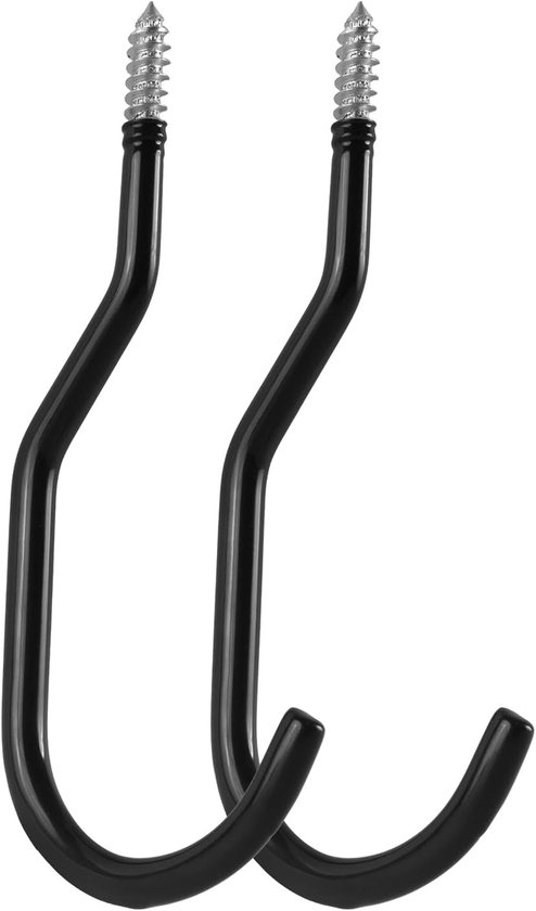 Geeignet Für Stahl-deckenhaken, Fahrradleitern, Reifen, Gartenschläuche, 10 Kg, Gummiert, 2 Stück