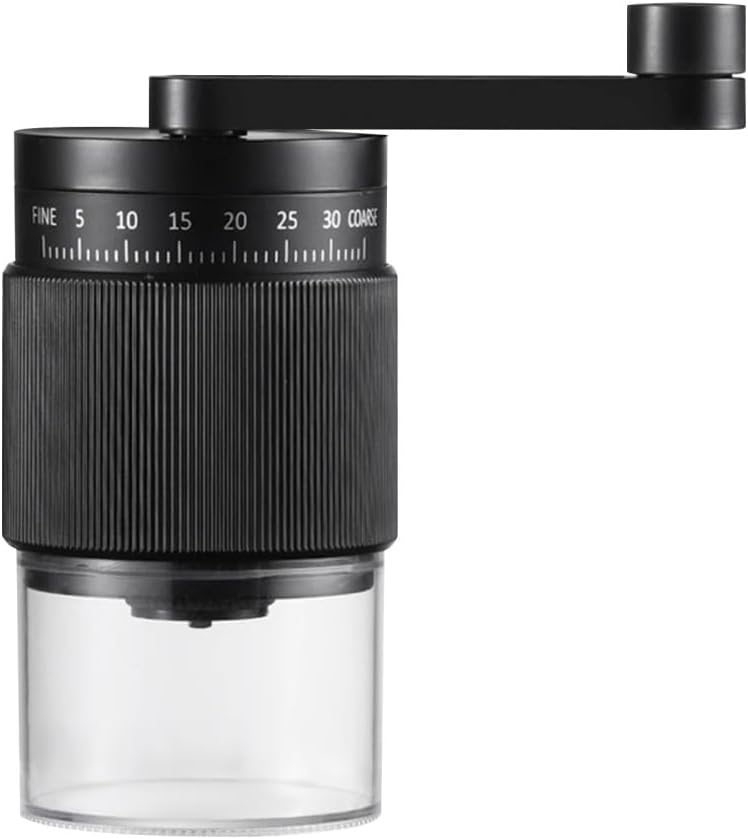 Manuelle Kaffeemühle, Espressomühle, Kaffeezubehör, 35 Einstellbare Mahlgradeinstellungen, 200 Ml/25 G Fassungsvermögen, Geeignet Für Zuhause, Büro Und Reisen.