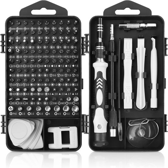 115-in-1 Präzisionsschraubendreher-set, Elektronik-reparaturset Für Macbook, Laptop, Iphone, Switch, Watch, Türklingel Und Ps5