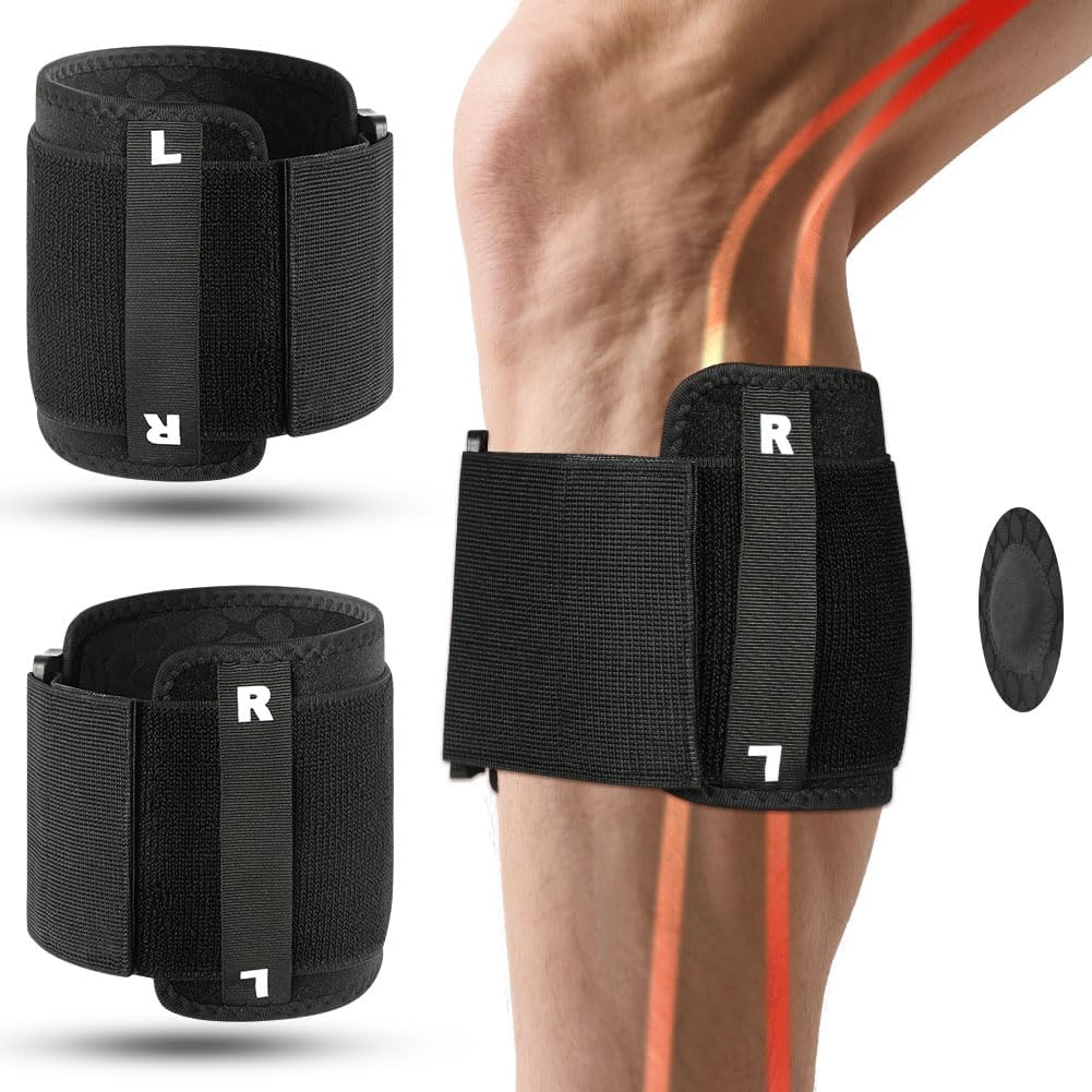 2er-pack Akupressur-kniebandagen Für Sport, Knieschoner, Geeignet Für Laufen Und Fitness