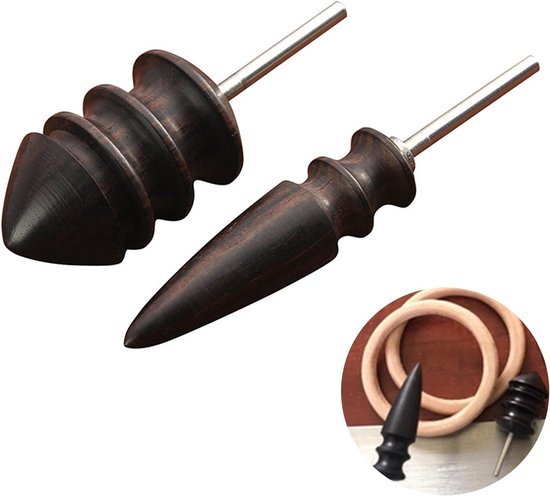 Lederpolierstäbchen, Handgefertigt, Diy, Lederbearbeitungsset, Lederwerkzeugset, Lederwerkzeuge, Perfekt Für Leder, Diy Und Kunsthandwerk, 2er-pack