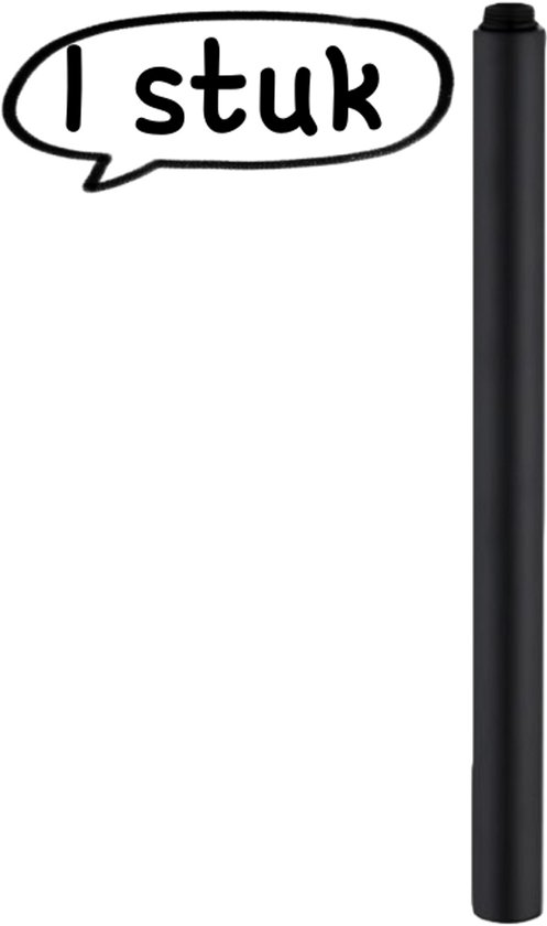 1 Stück – Duschverlängerungsstange – Duschkopfverlängerungsstange – Duschkopfverlängerung Und Strahlverstärker – Rund – 30 Cm (mutter Nicht Enthalten) – Schwarz