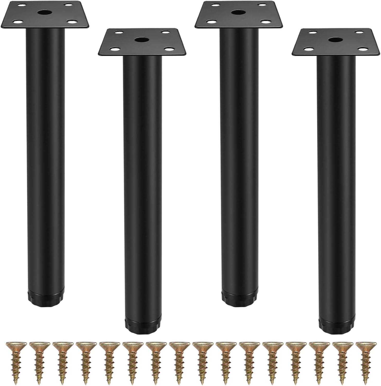 Ein Set Aus 4 Höhenverstellbaren 20 Cm (7,87 Zoll) Möbelbeinen Mit Festen Stützfüßen, Geeignet Für Möbel/tische/stühle/sofas.