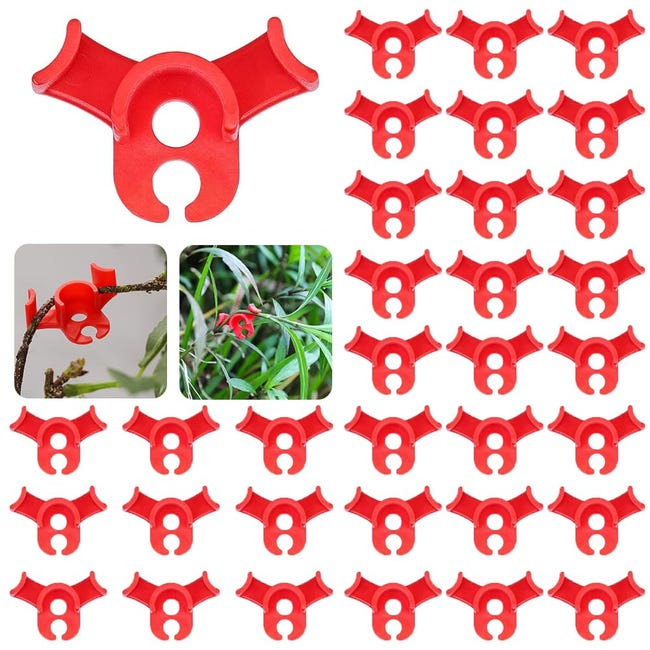 100 Rankenclips, Geeignet Für Tomaten Und Kletterpflanzen, Garten- Und Rankhilfenclips, Stressarme Rankenclips