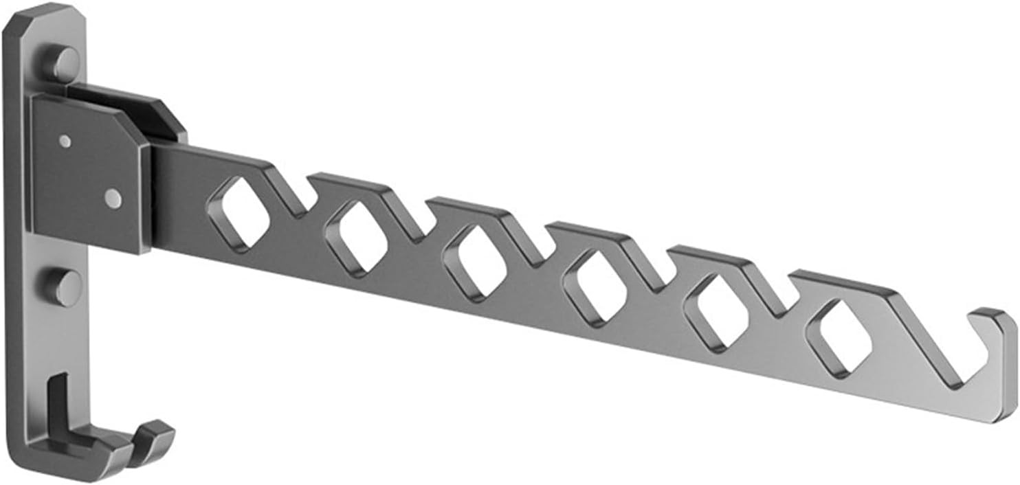 34 Cm Wandkleiderständer Zur Montage Ohne Bohren, Wäscheständer, Klappbarer Wandkleiderständer, Wandkleiderständer Aus Aluminiumlegierung