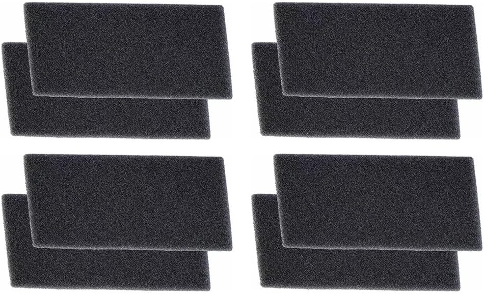 8-teiliges Filterset Für Bauknecht Privileg Whirlpool Hx Wäschetrockner – 225 X 107 X 8 Mm – Schwammfilter – Filtermatte