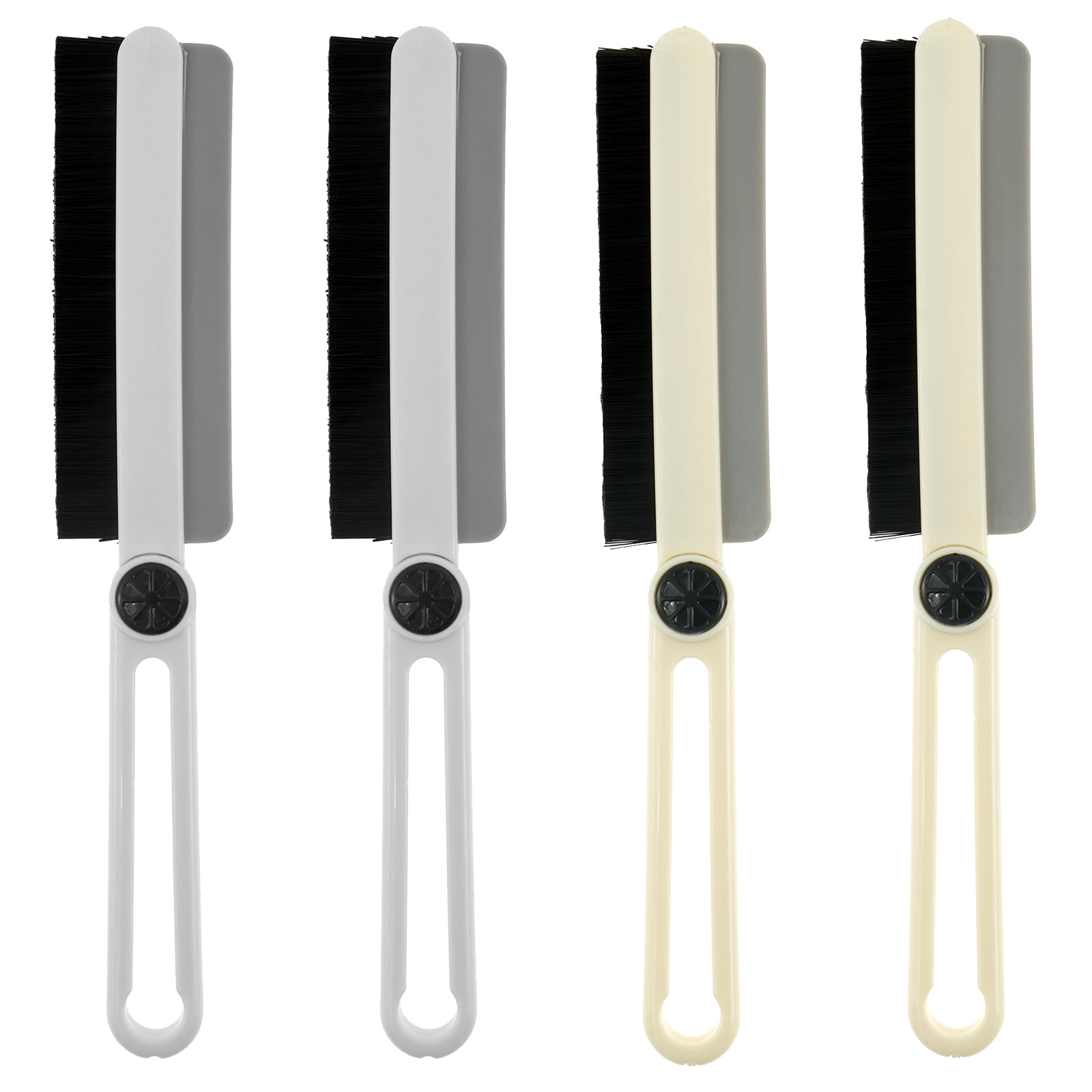 4-teiliges Fugenreinigungsbürsten-set Mit Steifen Borsten Und Schaber, Multifunktionales, Rotierendes Haushaltswerkzeug Für Küchen Und Fliesenböden