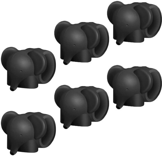 6er-pack Türgriffpolster – Türstopper In Tierform – Stoßfest – Silikon-wandschutz – Schlafzimmer, Badezimmer, Büros