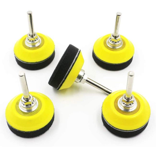 Schleifpads, 5er-pack, 50-mm-schleifscheibe, Mit Klettverschluss.