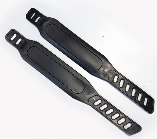 1 Paar Pedalriemen – Pedalriemen – Pedalriemen Für Heimtrainer – Universalpedale Mit Riemen – Verstellbare Länge – Schwarz – 31 X 4,5 Cm – Pp