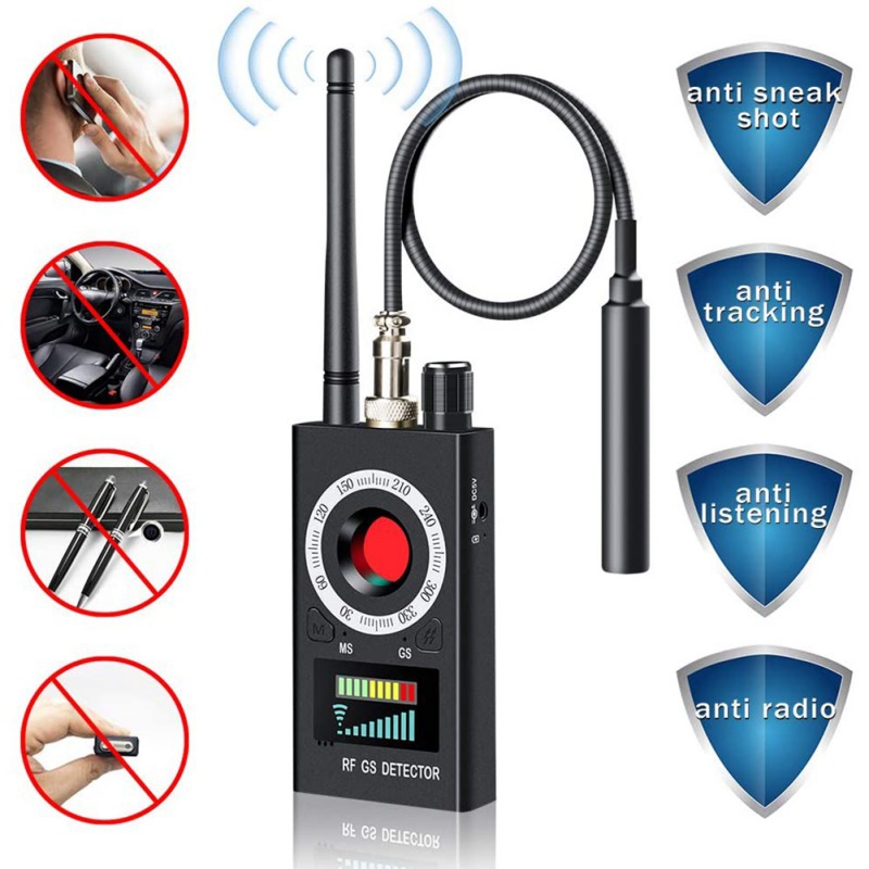 3-in-1-detektor Für Versteckte Kameras – Gps-tracker Und Abhörgeräte-detektor – Rf-scanner – Lange Akkulaufzeit – Hotels – Badezimmer – Zuhause Und Büro