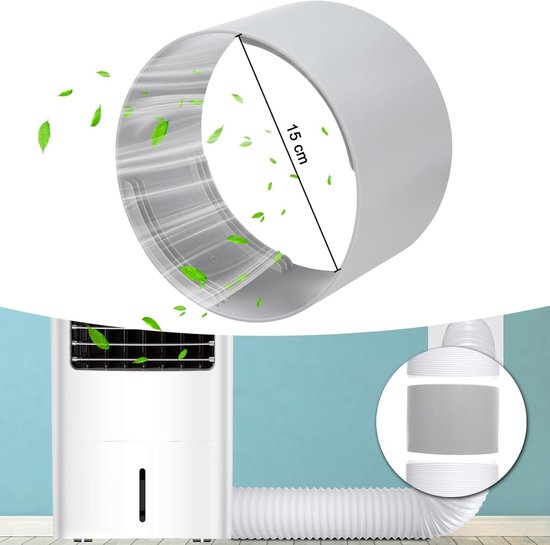 Abluftschlauchadapter Für Klimaanlage, Ø150 Mm Abs-fensteranschluss