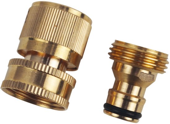 Gartenschlauchkupplung – 6,6 X 2,3 Cm – Schnellkupplungs- Und Anschlussadapter – Für Wasserschlauch Und Wasserhahn – Multifunktionsverbinder – Anschlusszubehör