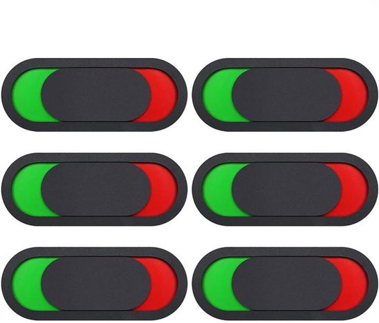 6-teiliges Schwarzes 10x4 Cm Austauschbares Schiebetürschild-set (offen/besetzt)