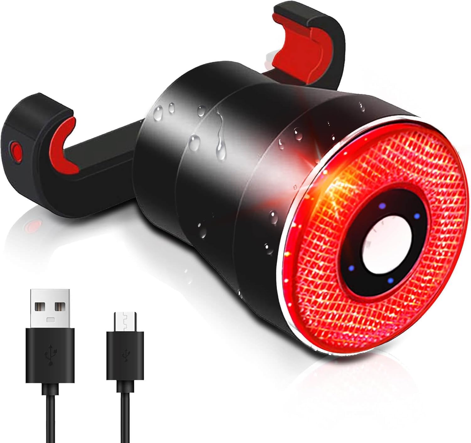 Slimme Fiets Achterlicht – Usb-ladegerät – Richtingaanwijzers & Afstandsbediening – Wasserdichtes Remlicht & Alarm