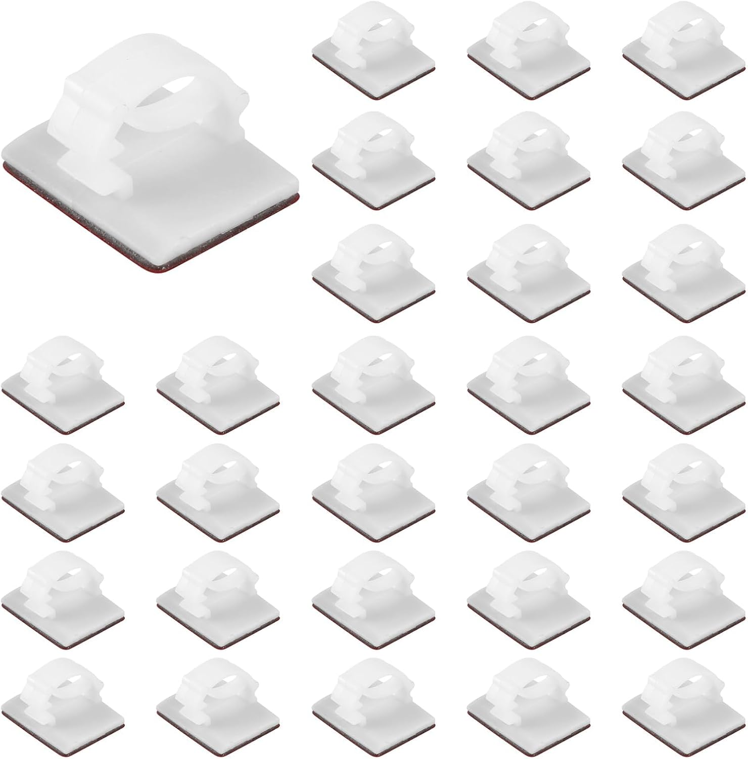 Selbstklebende Kabelbinder – 30er-packung, Verstellbare Kabelbinder – Zur Organisation Von Elektrokabeln – Kabelclips – Zur Organisation Von Glasfaserkabeln