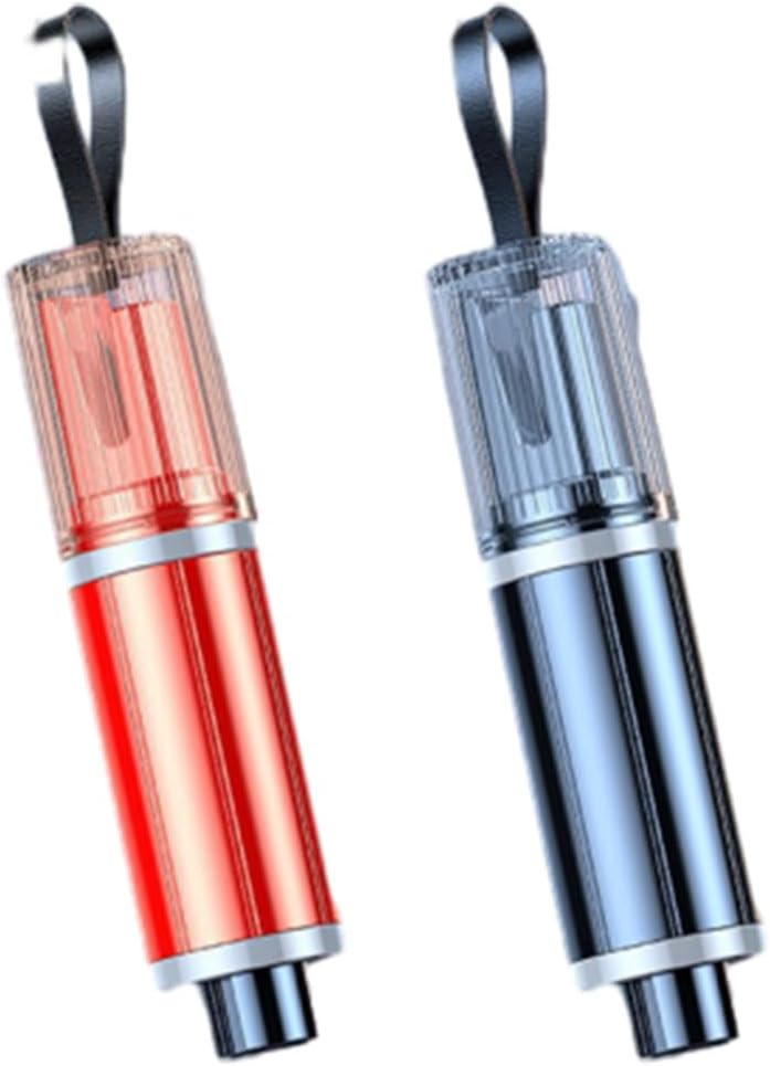X Scheibenbrecher Und Sicherheitsgurtschneider Auto-sicherheitswerkzeug 2-in-1 Sicherheitshammer, Scheibenbrecher Und Sicherheitsgurtschneider Mit Sockel (rot Und Schwarz)
