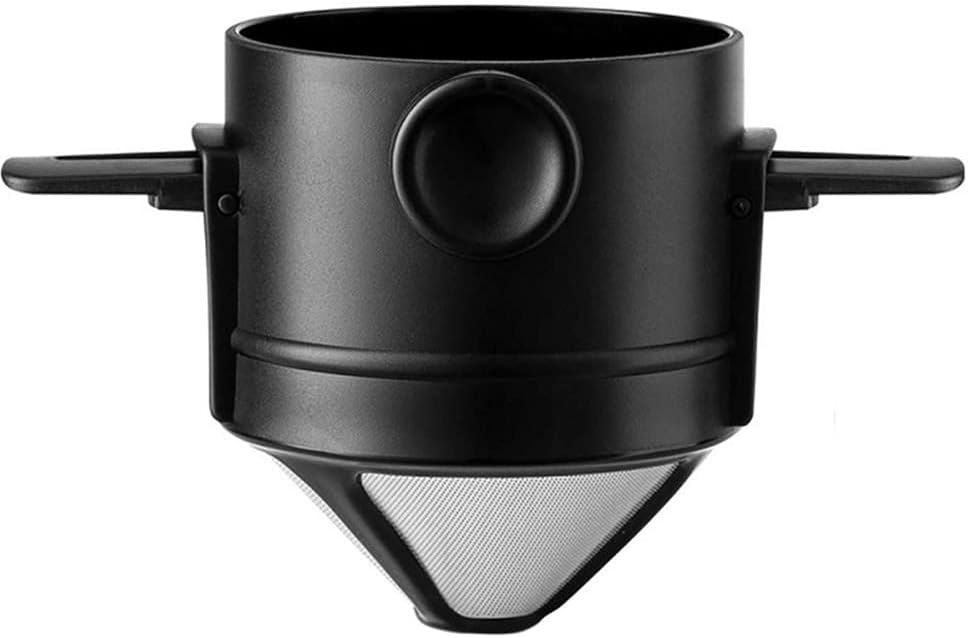 Tragbare Kaffeemaschine Für 1-2 Tassen, Tragbarer Kaffeefilter Aus Edelstahl, Wiederverwendbare Kaffeemaschine Für Tassenfilter, Geeignet Für Zuhause, Büro Und Reisen.