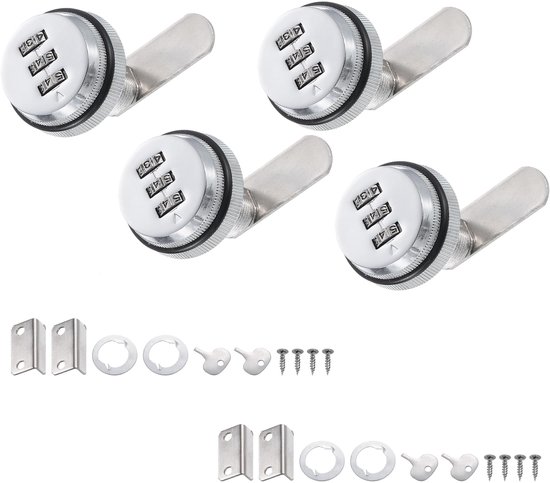 Dreistellige Zahlenkombination, Vierteiliges Set, Schubladenschrank, 5–12 Mm Starke Platten Aus Aluminiumlegierung