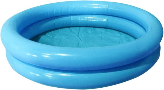 Aufblasbares Doppelring-pool-wasserspielzeug Für Kleinkinder, Geeignet Für Drinnen Und Draußen (23,7 X 19,7 Zoll), Blau.