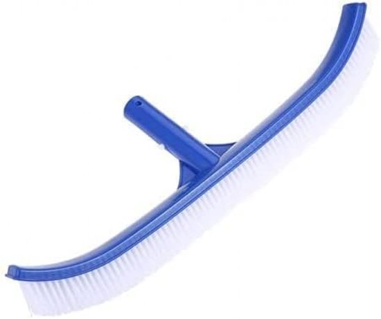 Poolbürste – 46 Cm Breit – Reinigungsbürstenkopf – Kunststoff – Geeignet Zur Reinigung Von Wänden, Fliesen, Treppen, Böden Und Pools – Blau