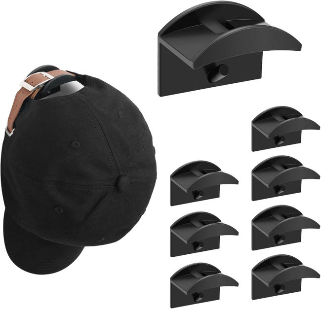 8 Huthaken, Hutablage, Selbstklebende Wandhaken, Hutablage Mit Doppelhaken