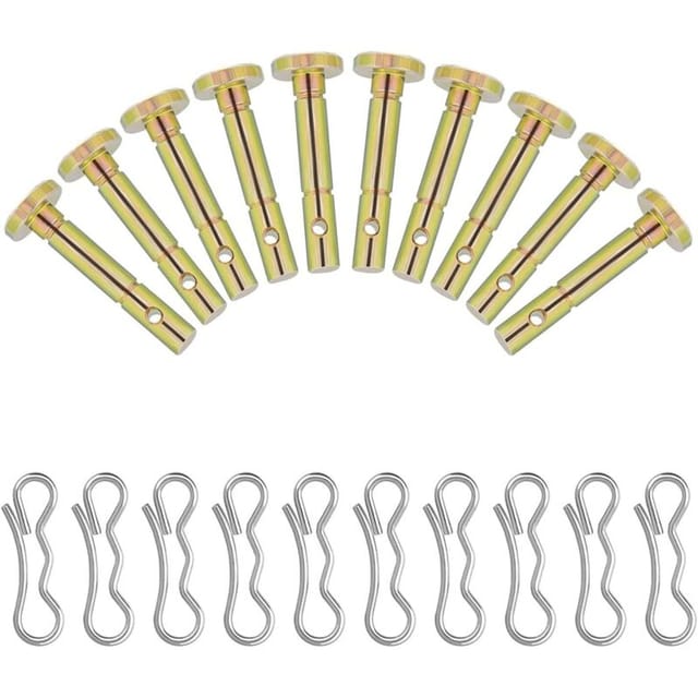 NOLUXA 10-teiliges Scherbolzen-Set für Schneefräsen – rostbeständiger Stahl, kompatibel mit Cub Cadet/MTD