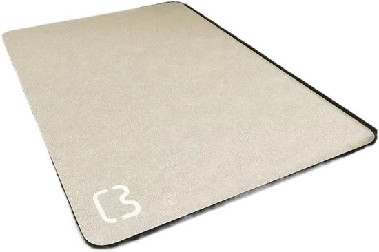 Saugfähige Badematte, 90 X 60 Cm, Beige, Schnelltrocknend, Saugfähig, Aus Kieselgur, Fußmatte, Duschmatte, Rutschfeste Duschmatte