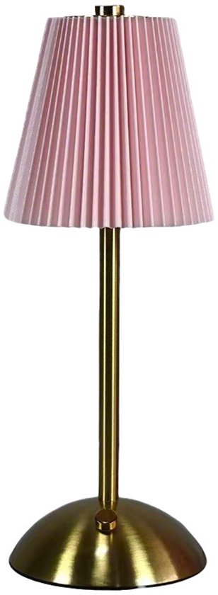Kleine Led-schreibtischlampe, Minimalistisch, Dimmbar, Sanftes Licht, Ideal Für Schlafzimmer, Wohnzimmer Oder Büro, Rosa