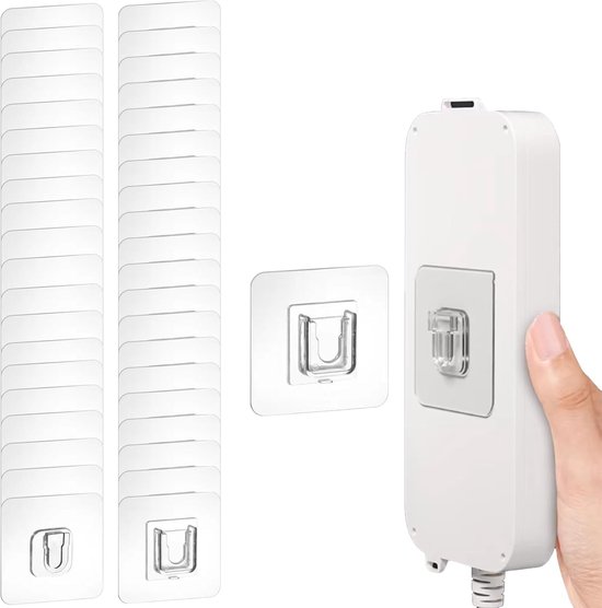 Geeignet Für Doppelseitige, Selbstklebende Wandhaken, 20er-set, Steckdosen, Bilderrahmen, Boxen