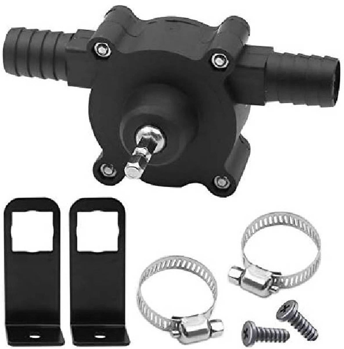 Tragbare, Selbstansaugende Mini-wasserpumpe Mit Bohrmaschinenantrieb Für Dieselmotoren, Öl, Flüssigkeiten Und Wasser. Hohe Förderleistung.