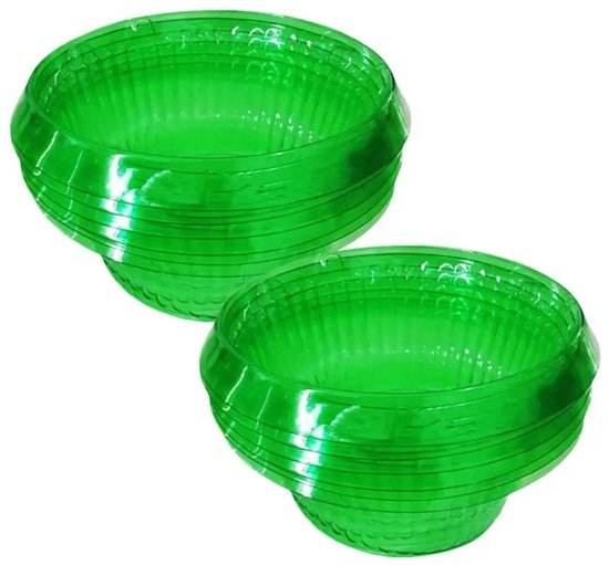 Schneckenkragen – Schneckenzaun – Schneckenschutzring – Für Salat- Und Kohlpflanzen, Schützt Die Pflanzen Vor Tieren – 12 × 24 Cm – Grün – 12 Stück