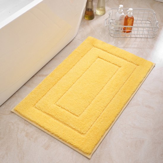 Rutschfeste Badezimmermatte, Weich Und Saugfähig, Maschinenwaschbar, Geeignet Für Duschen, Badewannen Und Toiletten, Dunkelgrau, 50 X 80 Cm.