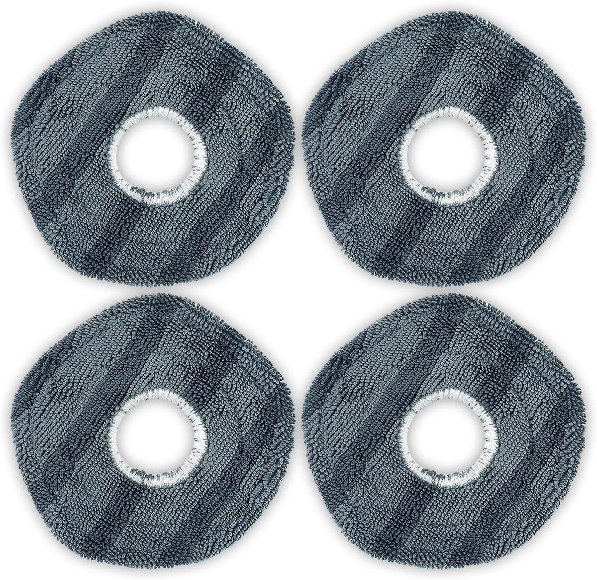 Wischmopp-set (4 Stück) – Waschbare, Wiederverwendbare Wischmopp-pads – Geeignet Für Eufy X10 Pro Omni/x 9 Pro – Stark Fleckenentfernende Tücher – Hochwertige Mikrofaser