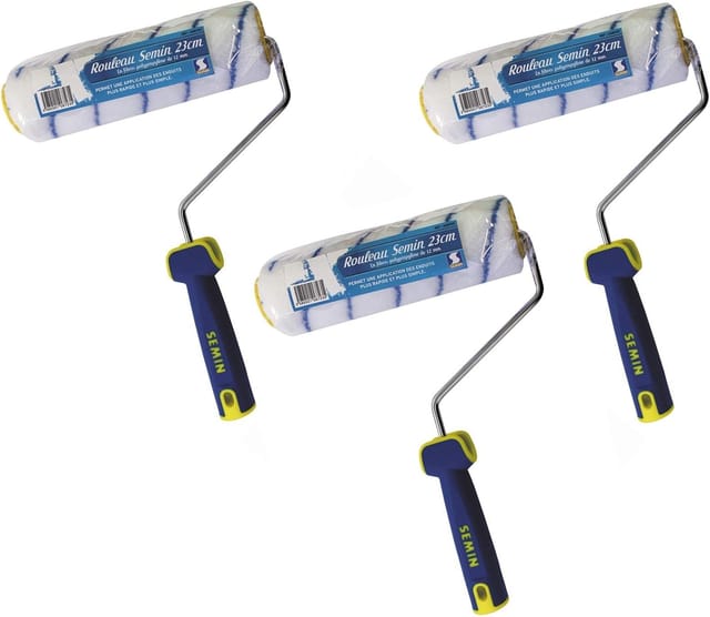 Semin A06723 Farbrolle für Putz- oder Malerarbeiten, 23 cm (3er-Pack)