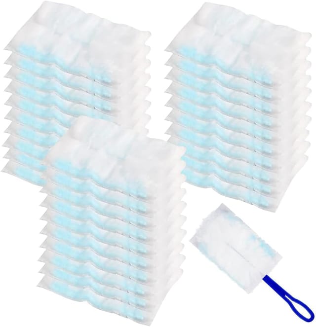 30 Nachfülltücher für Swiffer DustMagnet, Hochleistungs-Staubwedel-Set für verschiedene Oberflächen mit 1 Griff, Nachfüllpackung zur Reinigung von