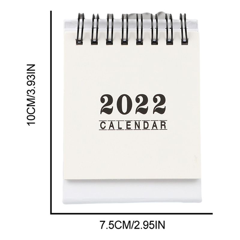 Mini-dreh-tischkalender 2022, Tages-/jahresplaner Mit Monatsseiten, Tischkalender Für Zuhause Und Büro