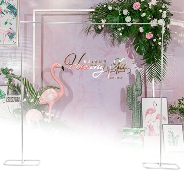 2,0 x 2,1 m Metall Hochzeitsbogen, Traubogen, Halten bis zu 5kg, Kann DIY-Dekoration Traubogen Hochzeit für Hochzeiten, Jubiläen,