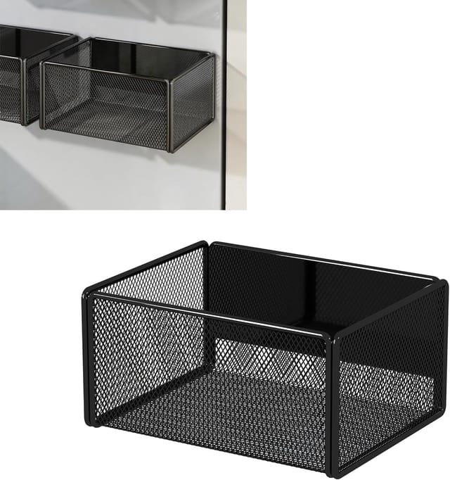 Magnetisches Regal, Platzsparend, Kein Bohren Erforderlich, Kühlschrank-organizer, Wandregal Für Die Küche, Gewürzregal, Gewürzhalter Für Den Kühlschrank, Tragkraft 7,5 Kg, 15,7 X 12 X 7,7 Cm