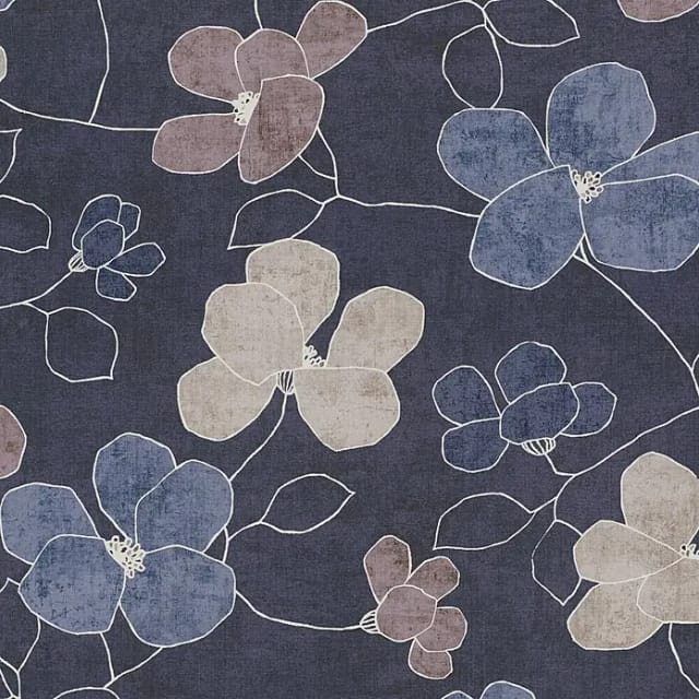Vliestapete - PintWalls III - Grün Lila Blumen Floral A.S. Creation - 791873
