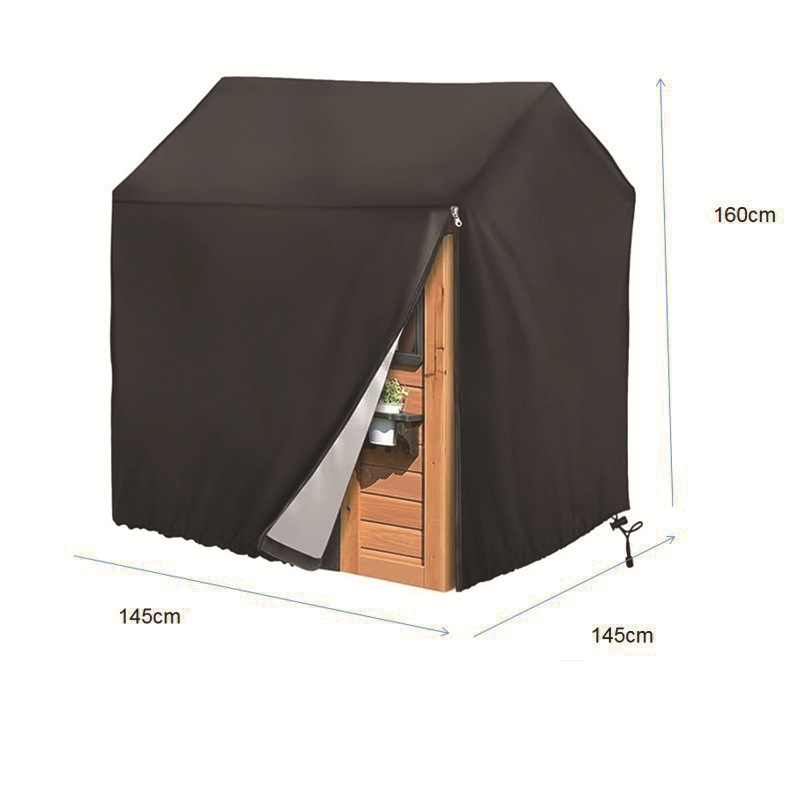 Wasserdichte Schutzhülle Aus 210d Oxford-gewebe Für Outdoor-spielhäuser – Staub- Und Witterungsschutzabdeckung Für Spielbereiche, Modell 145x145x160 Cm-lsw