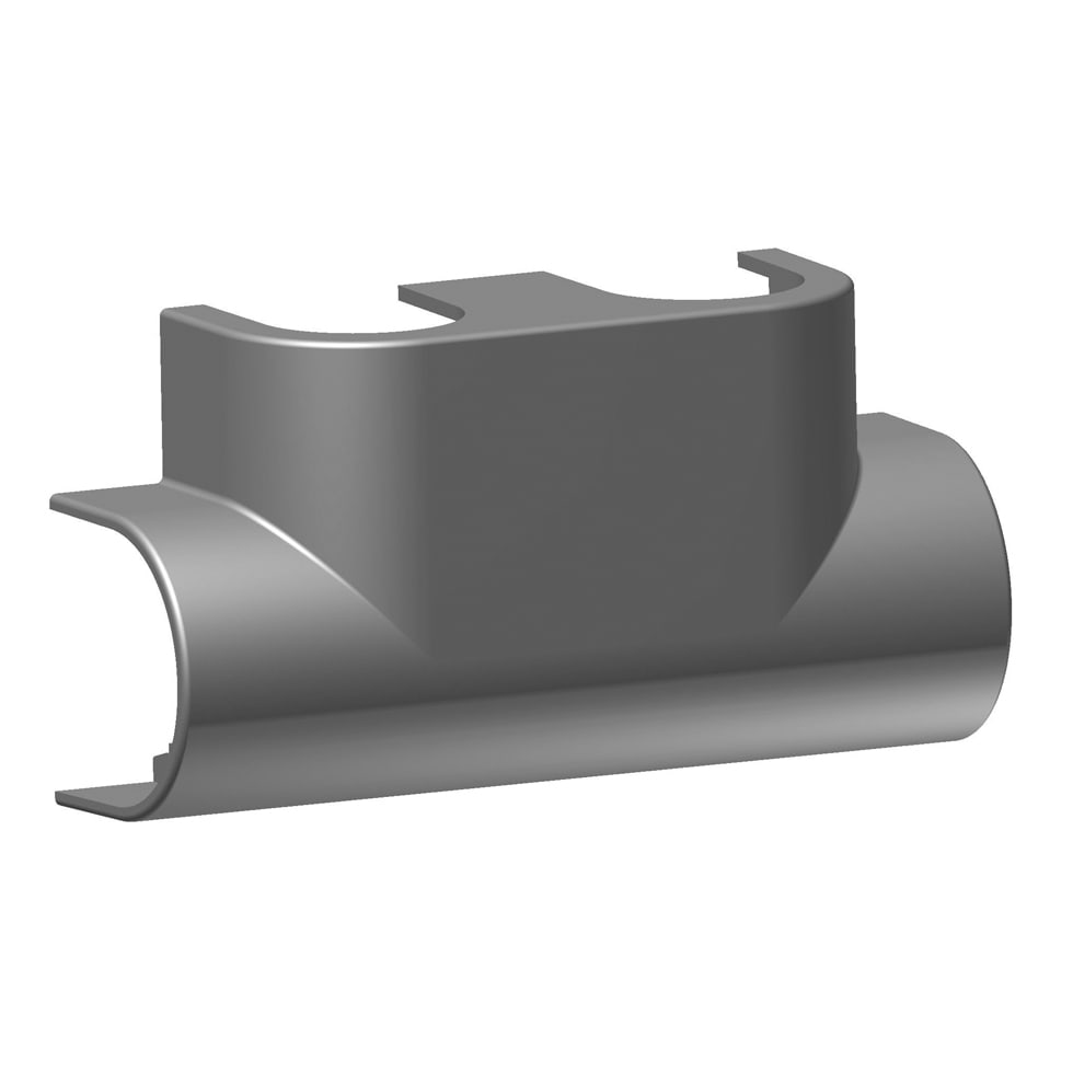 Kermi Blende Für Ventilhahnblock Durchgang, Chrom