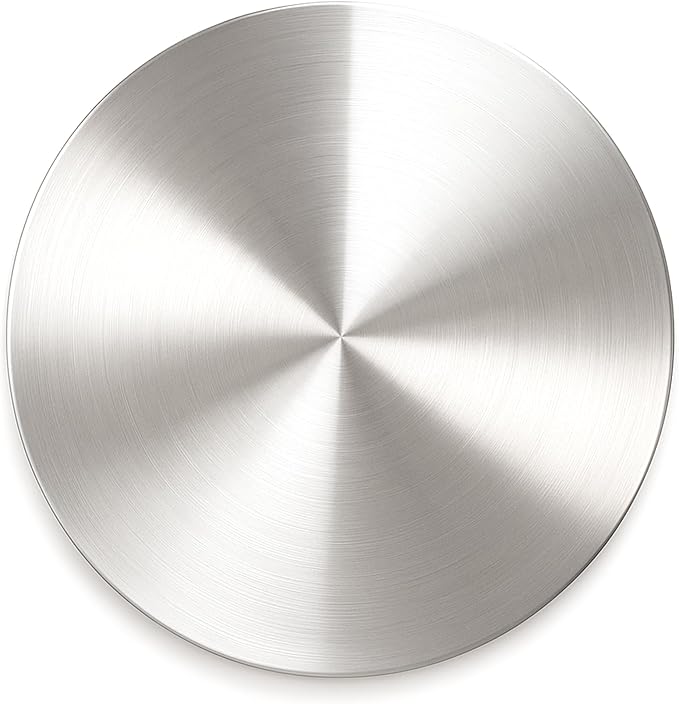 Köhko Feuerfassdeckel 100 % 304‑edelstahl, Elegantes Design, Passend Für 38 Cm Rauchfreies Feuerfass, 43003-038