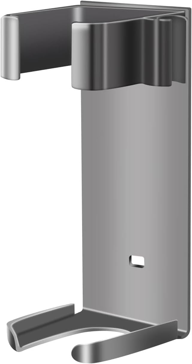 Dyson Airwrap Wandhalterung, Bohrfreie Metallhalterung Für Dyson Airwrap, Hitzebeständige Aluminiumlegierung, Geeignet Für Glätteisen, Lockenstab Und Mehr, Grau