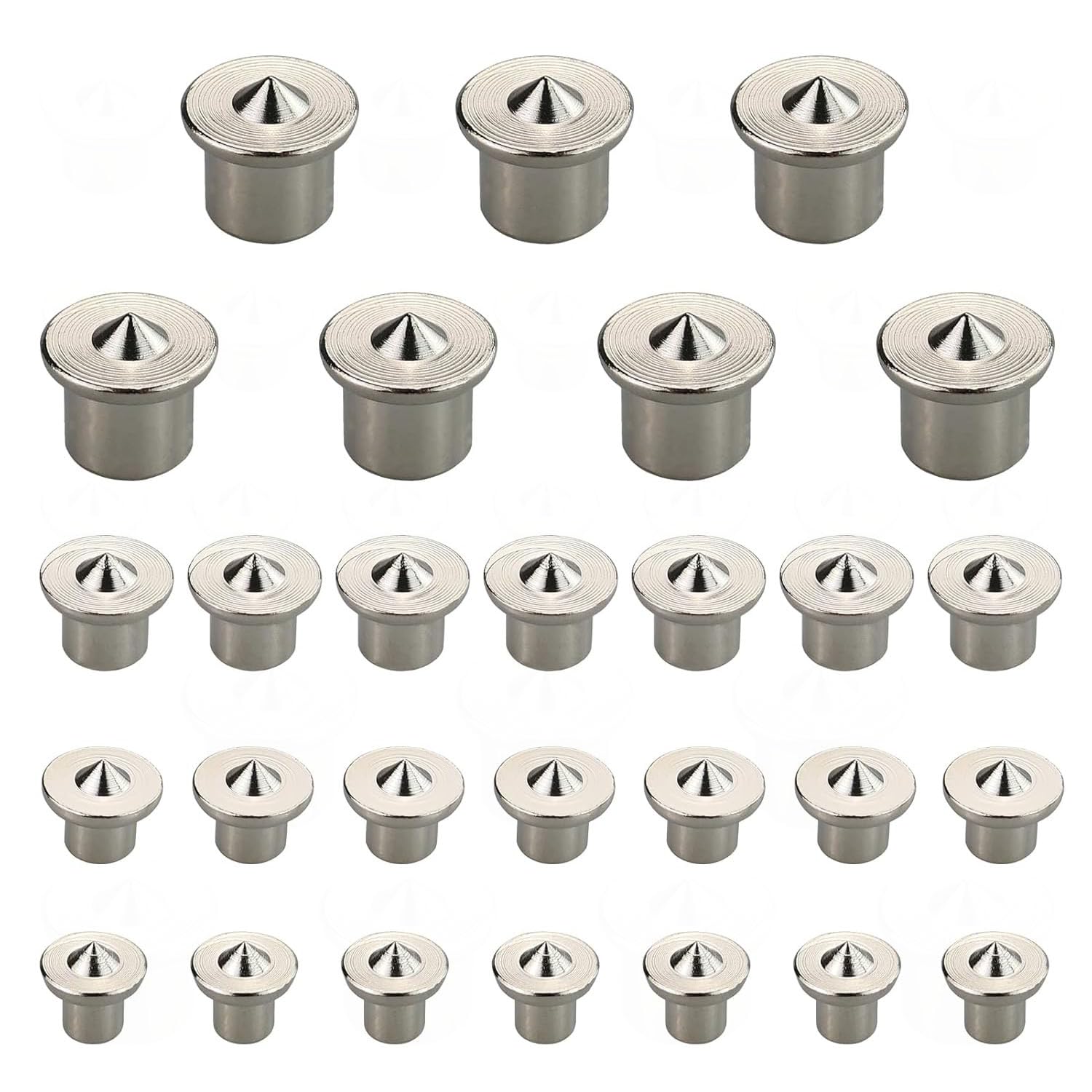 28-teiliges Set Zentrierspitzen Für Holzdübel (6 Mm, 8 Mm, 10 Mm, 12 Mm) – Dübelmarkierungsset Mit Zentrierspitzen Für Holzdübel Zur Verwendung In Schränken, Tischen Und Mehr