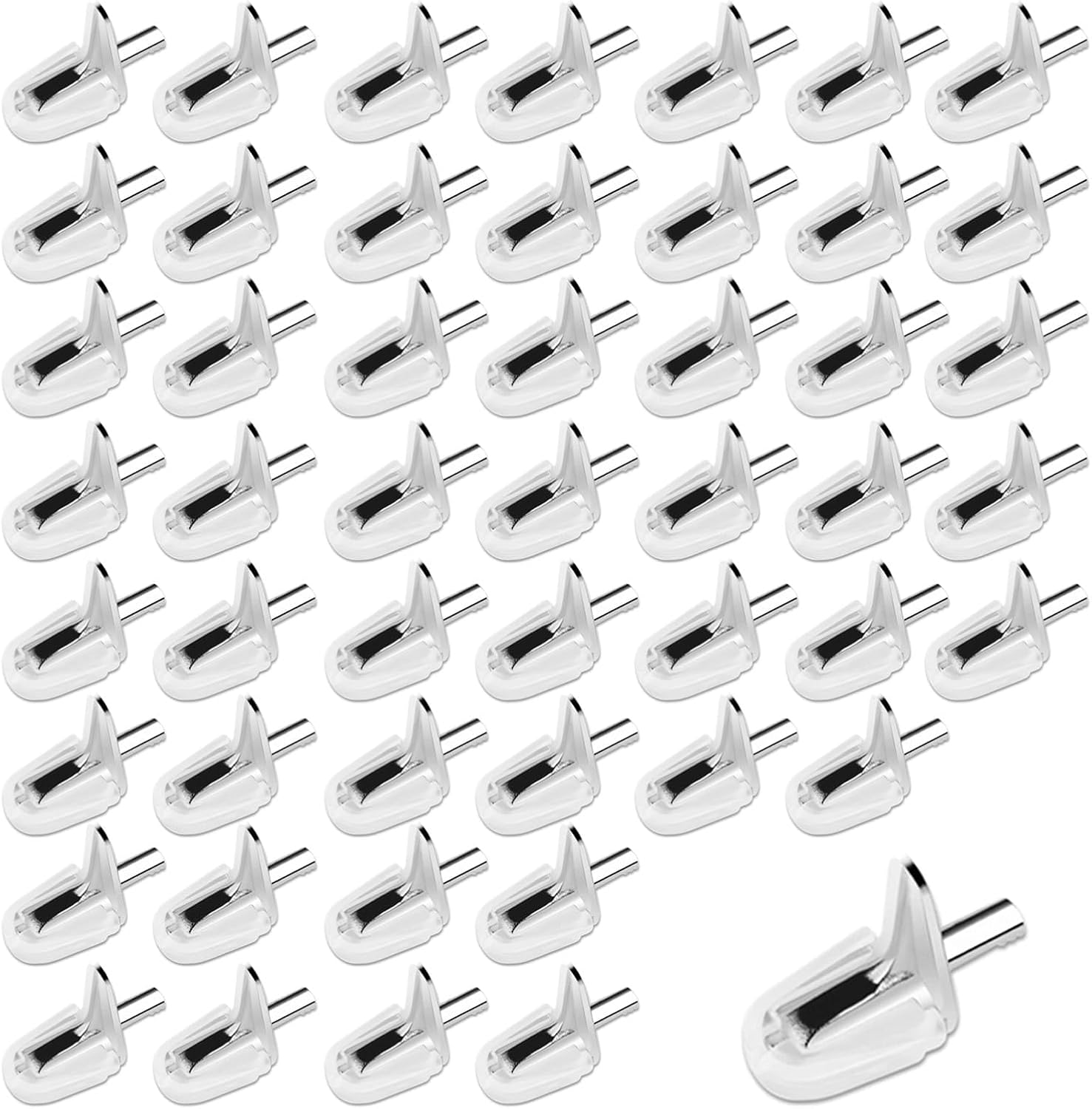 Gionat Unsichtbare Regalwinkel, Robuste 3-mm-regalwinkel Mit Stahlstiften, Vielseitige Regalwinkel Für Möbel, Ideal Für Holz- Und Glasregale.